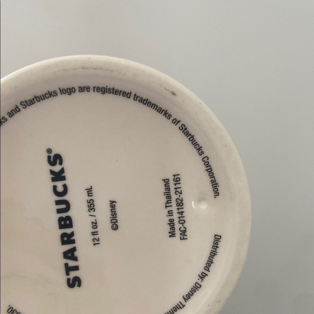 Disneyland Starbucks Travel Mug with Red Accents - Picture 4 of 5